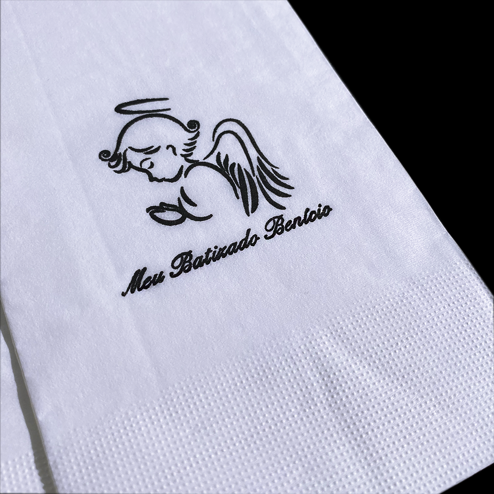 Kit Guardanapos Folha Dupla 40x40 para jantar e convidados - 500und