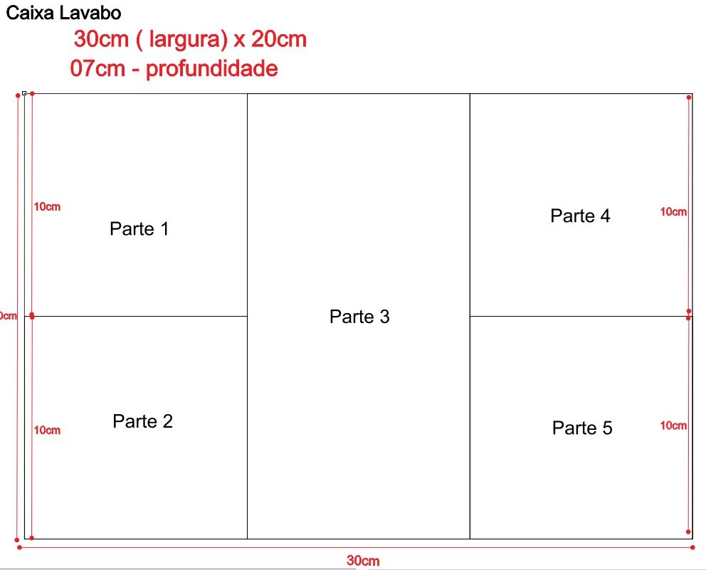 Caixa Acrílico para Lavabo Personalizado a Laser