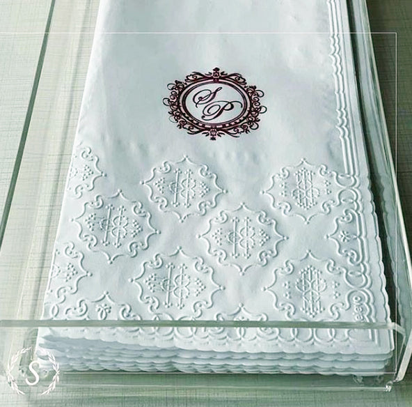 Toalha para Lavabo Modelo Trevo  33,5X29 CM