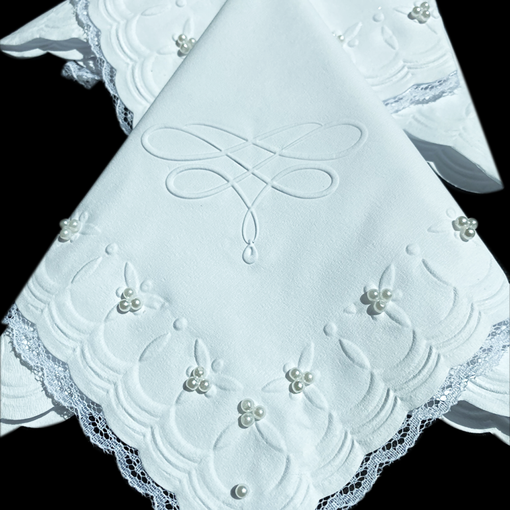 Guardanapo de Papel Pérola e renda - Trevo