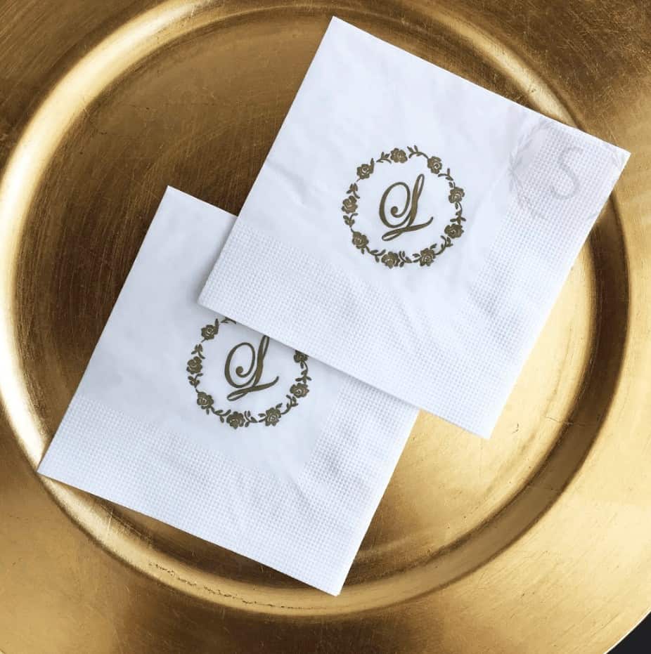 Guardanapos para o seu negócio - Folha Dupla 23x23