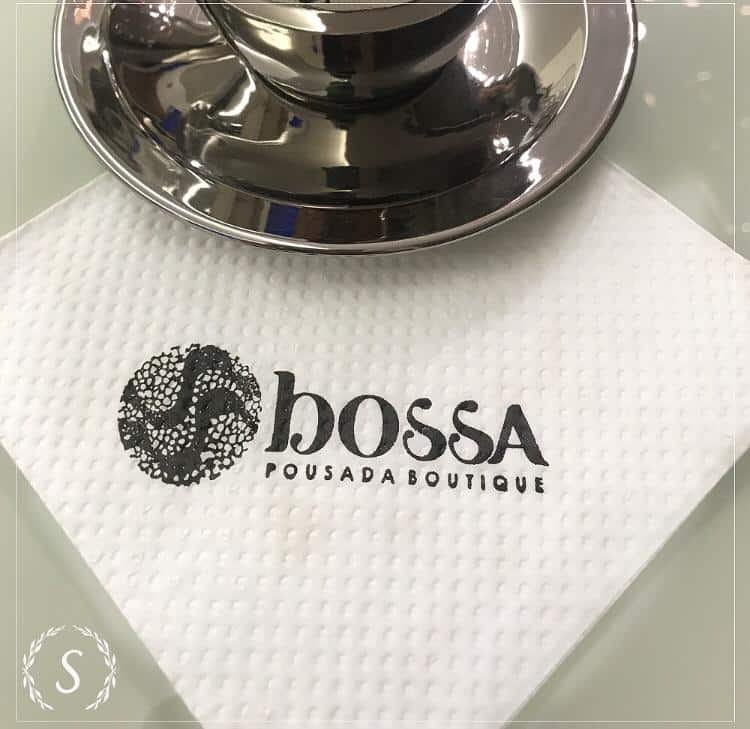 kit Empresarial - Guardanapo Folha  Simples 23x23 cm