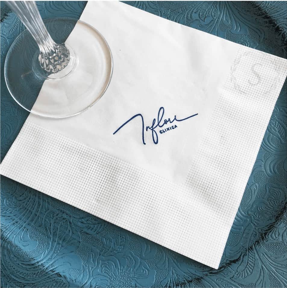 kit Empresarial - Guardanapo Folha Dupla 30x30