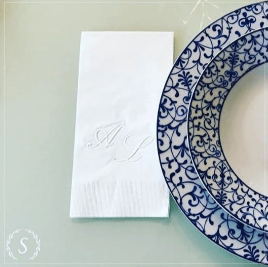 Kit Guardanapos Folha Dupla 40x40 para jantar e convidados - 500und