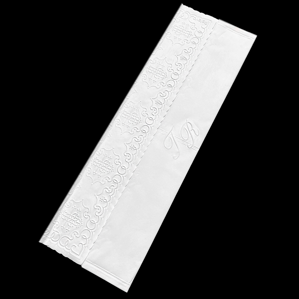 100 Toalhinhas Lavabo Trevo PERSONALIZADA + 1 Suporte em acrílico