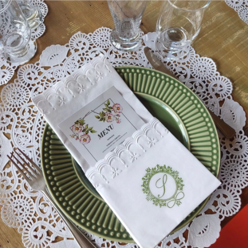 Guardanapo Porta Menu - 25 Unidades