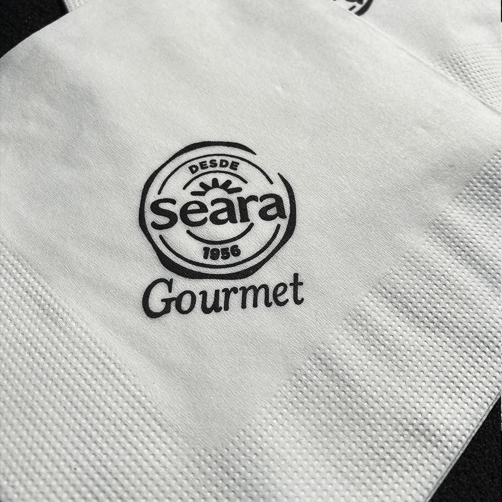 Guardanapos para o seu negócio - Folha Dupla 23x23