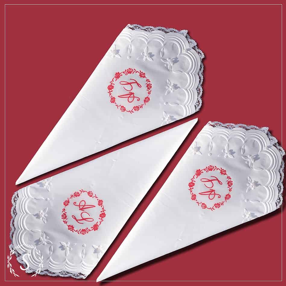 Guardanapo de Papel Pérola e renda - Trevo