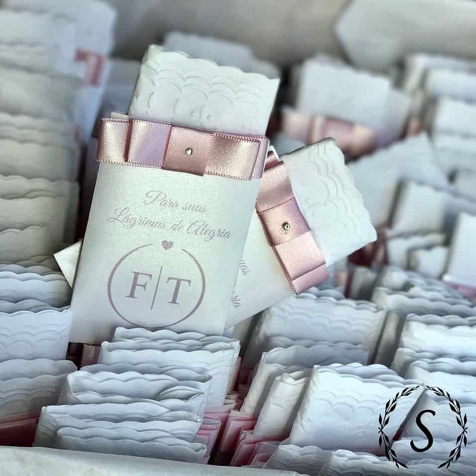 Lenços Lágrimas de Alegria - ASPEN - Modelo Chanel Deluxe