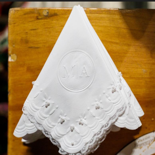 Guardanapo de Papel Pérola e renda - Trevo