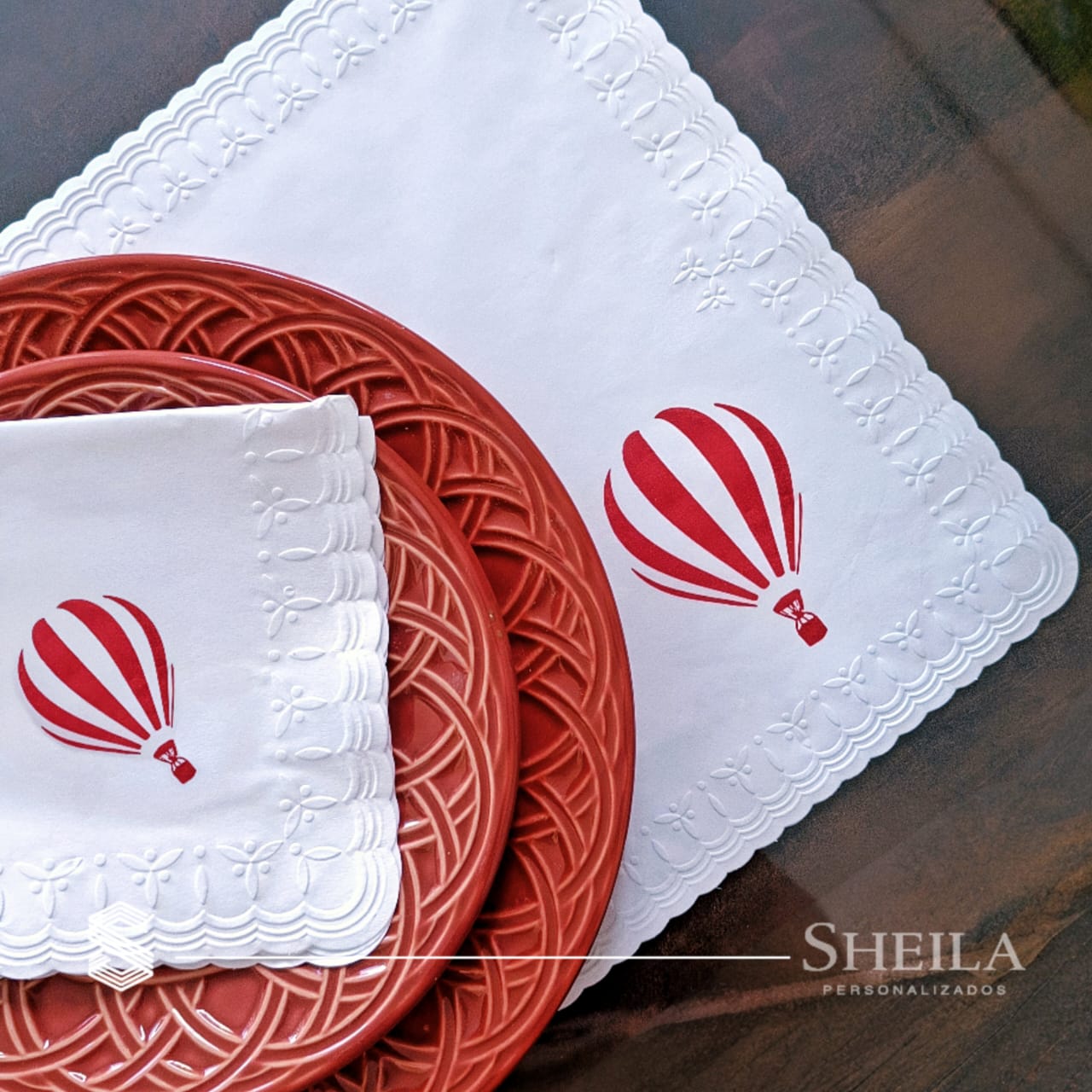 Jogo Americano Retangular Trevo