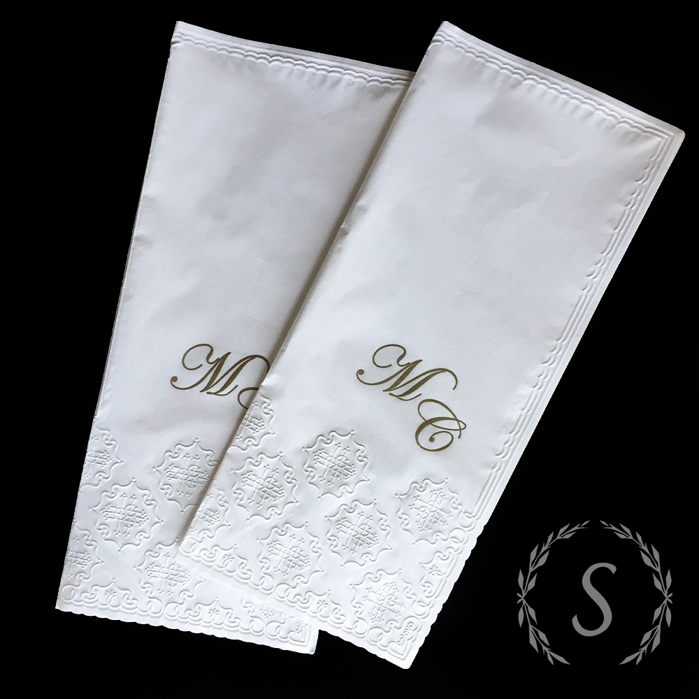 Toalha para Lavabo Modelo Trevo  33,5X29 CM