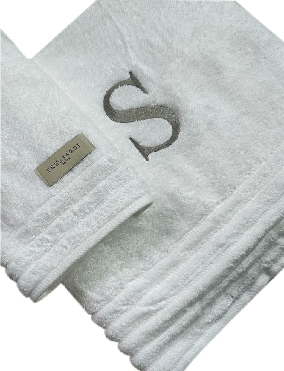 Toalha de banho - Trussardi - Imperiale branca -  Personalizada