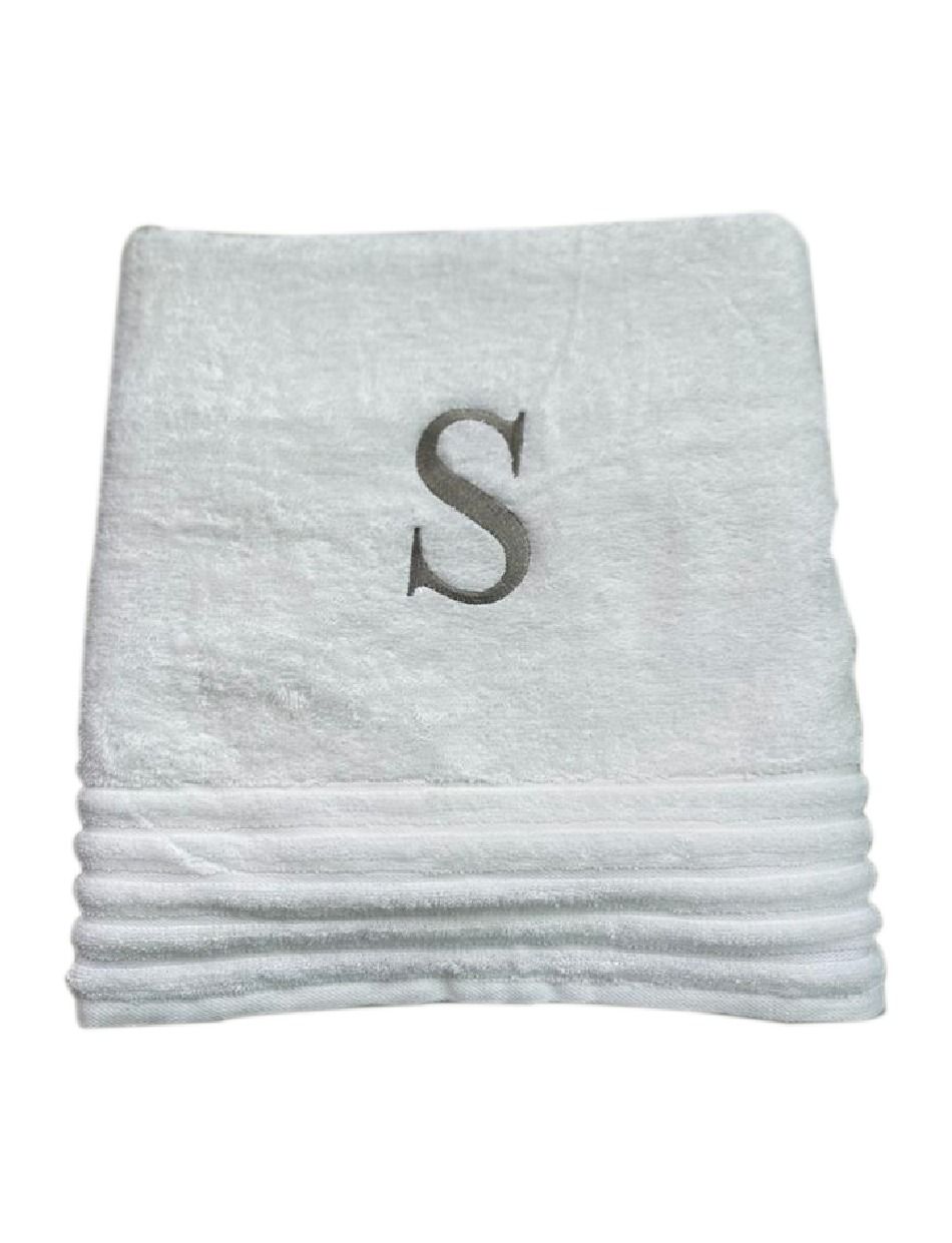 Toalha de banho - Trussardi - Imperiale branca -  Personalizada