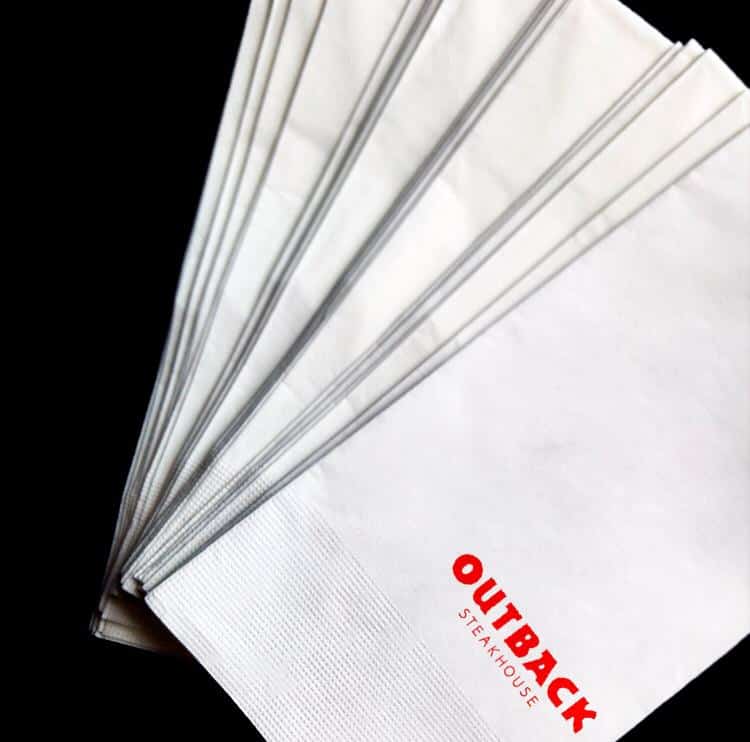 kit Empresarial - Guardanapo Folha Dupla 40x40