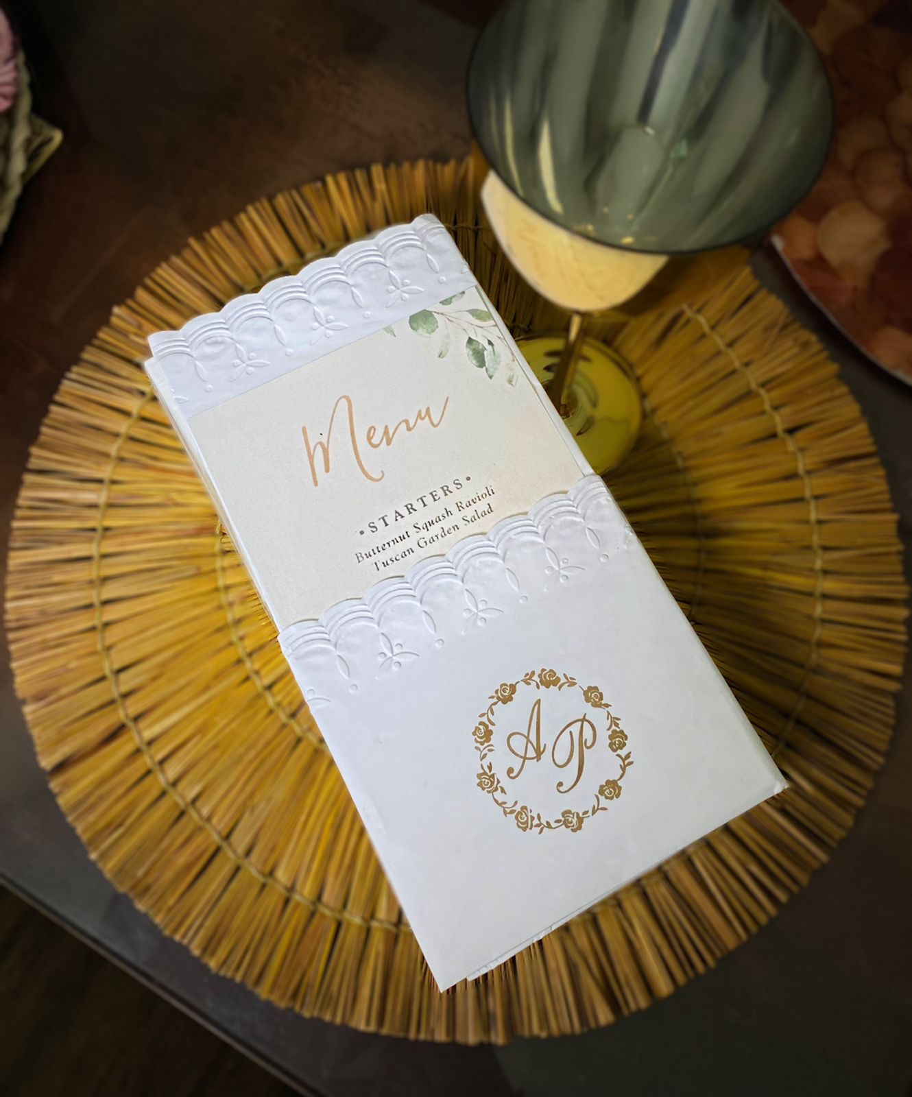 Guardanapo Porta Menu - 25 Unidades