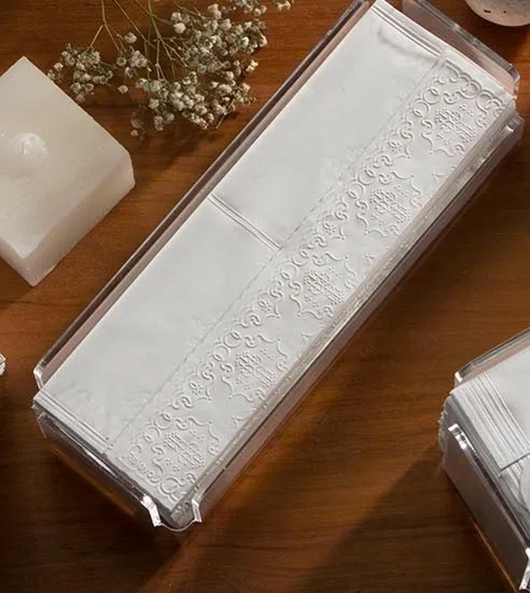 Suporte Acrílico 27x10cm - Toalheiro