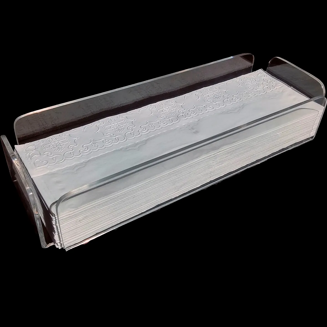 100 Toalhinhas Lavabo Trevo PERSONALIZADA + 1 Suporte em acrílico